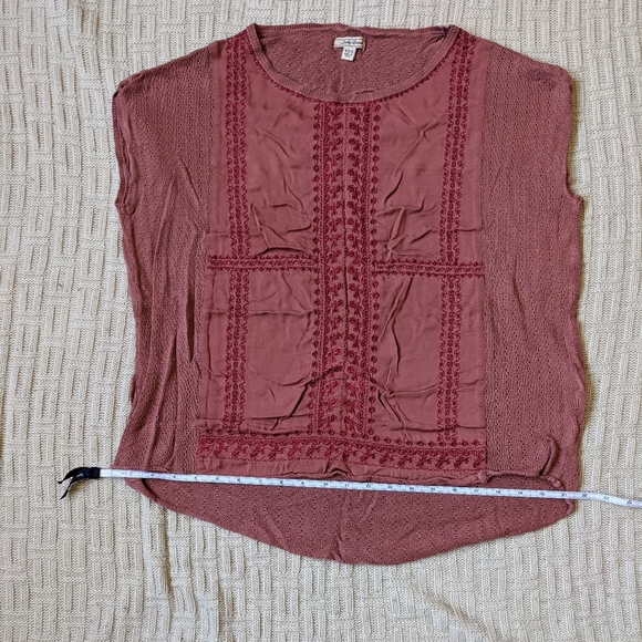 Lucky Brand Pink Women's Top - EUC - Picture 4 of 9